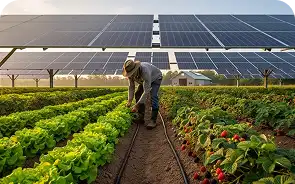 Solar farm inspection